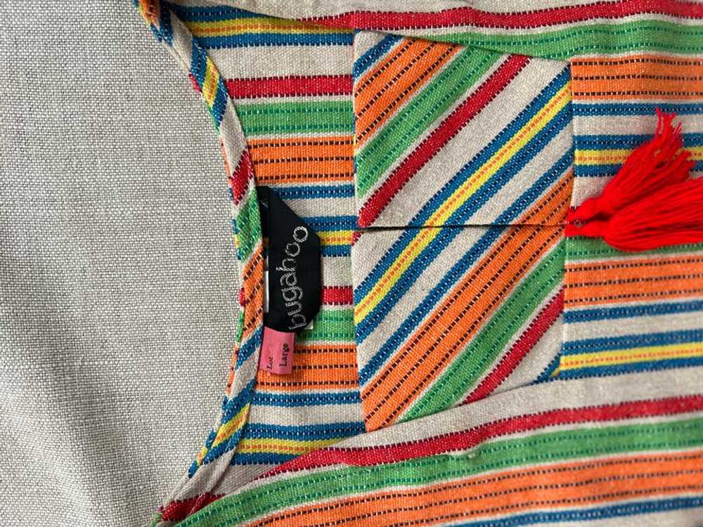 Bugaboo Linen stripe side tie top (L) | Used,… - image 3