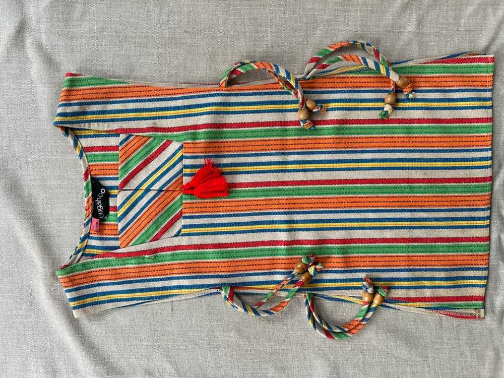 Bugaboo Linen stripe side tie top (L) | Used,… - image 6