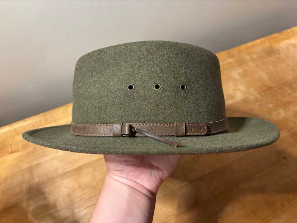 Pendleton 100% Wool Olive Green Hat | Used,… - image 5