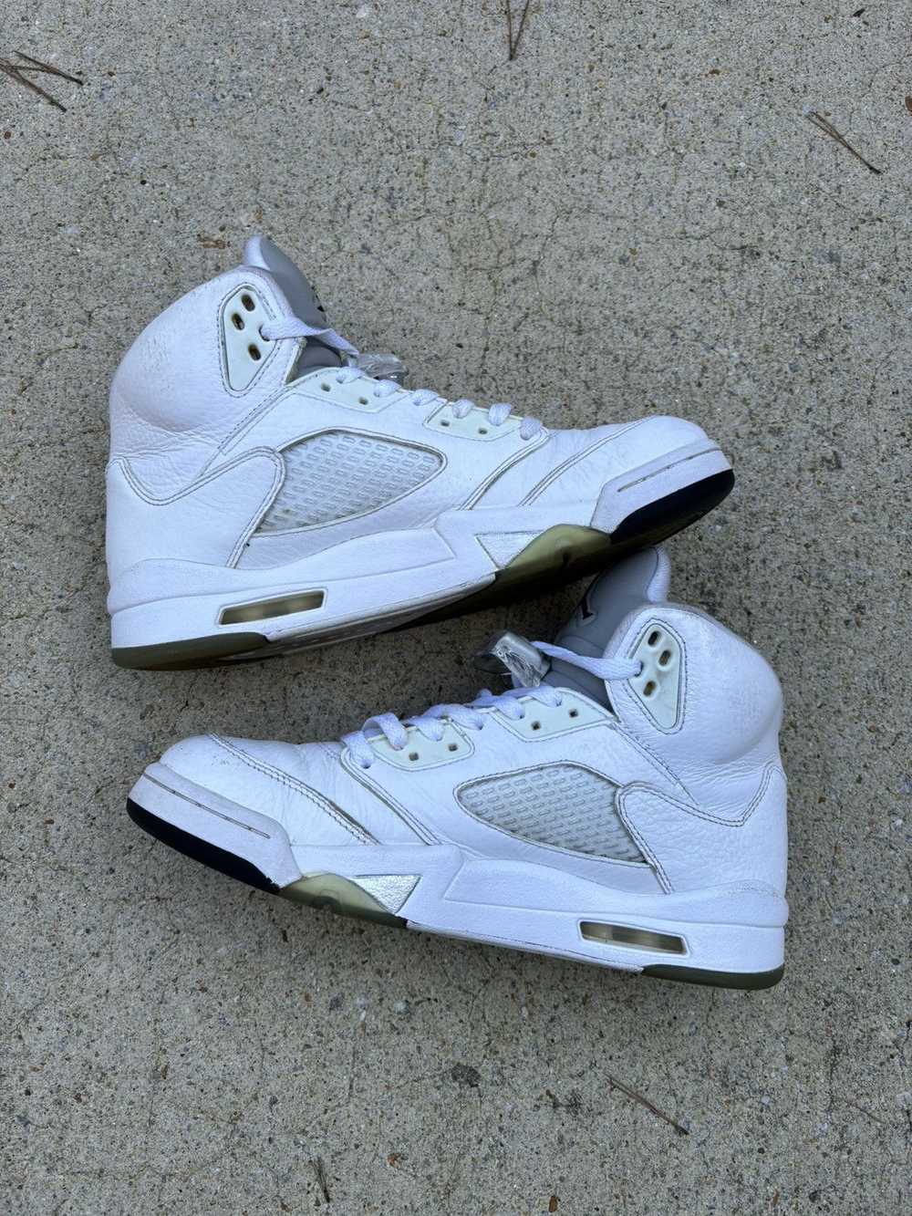 Jordan Brand × Nike Air Jordan 5 Retro White Meta… - image 2