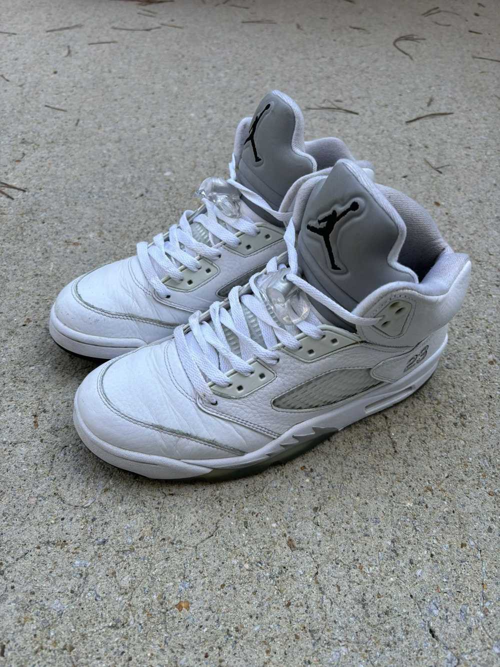 Jordan Brand × Nike Air Jordan 5 Retro White Meta… - image 3