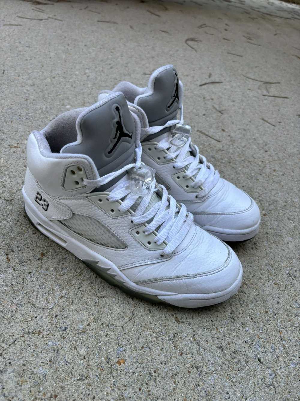 Jordan Brand × Nike Air Jordan 5 Retro White Meta… - image 4