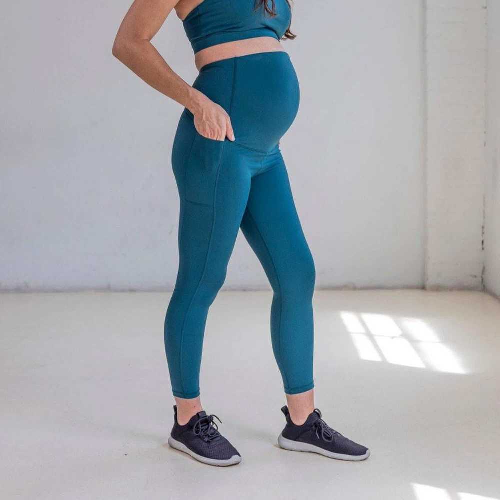 Senita Athletics Skin Maternity Pants - Pacific - image 1