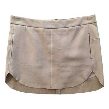 Mason Leather mini skirt