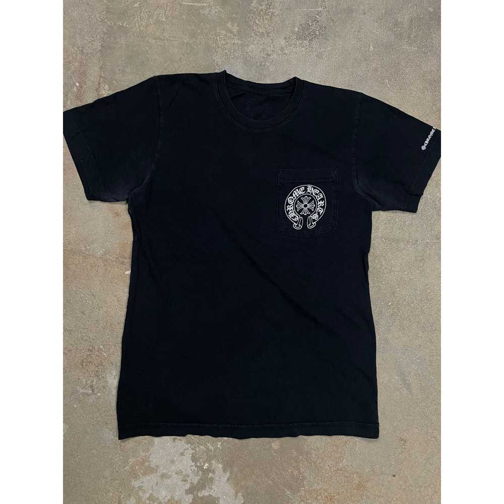 Chrome Hearts Chrome Hearts Horseshoe Logo Tee Bl… - image 1