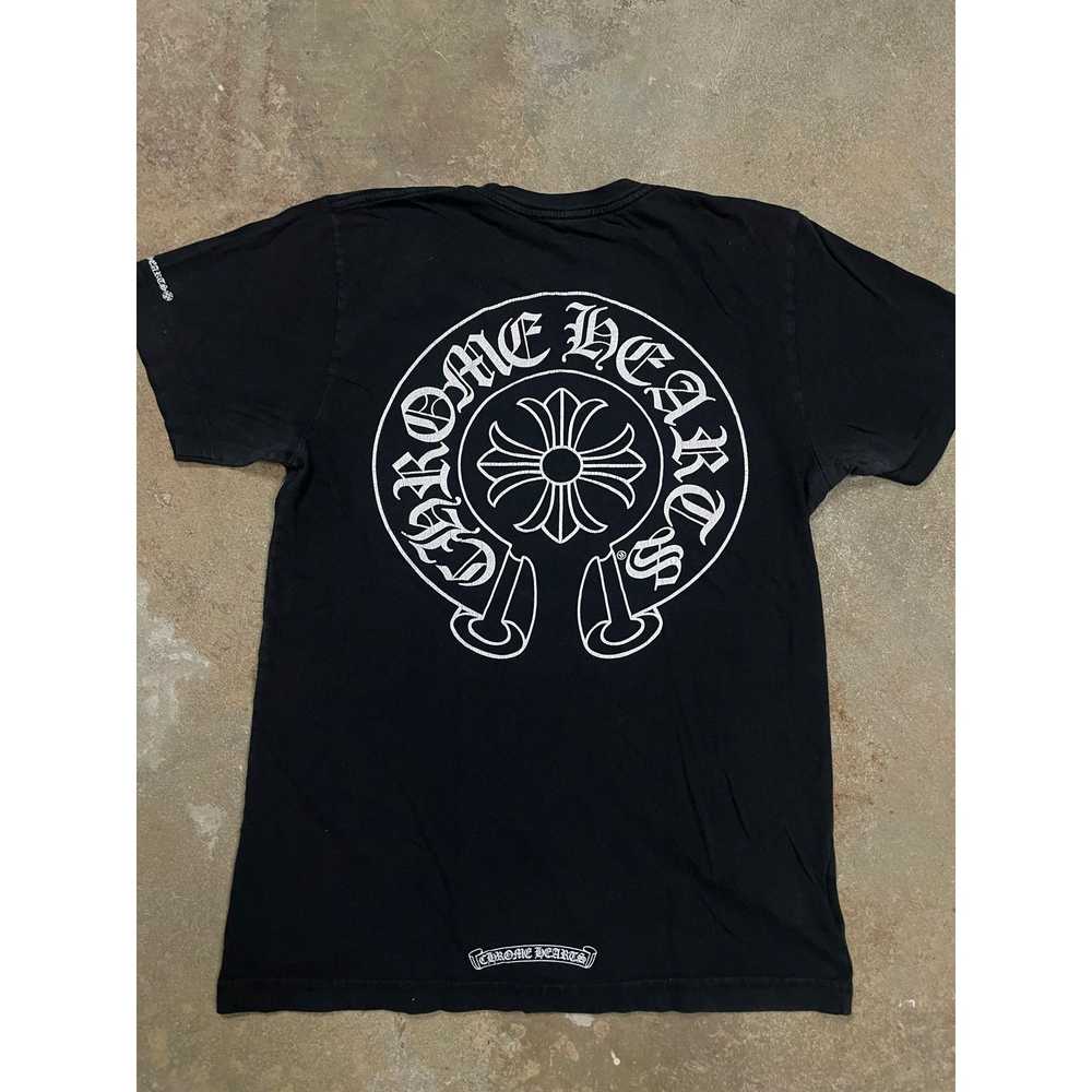 Chrome Hearts Chrome Hearts Horseshoe Logo Tee Bl… - image 3