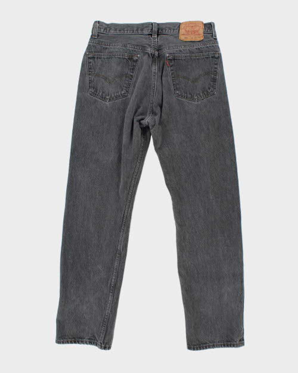 Vintage Levi's 501 Grey Stone Wash Denim Jeans - … - image 2