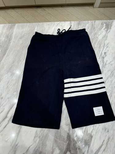 Thom Browne Thom Brown Navy Blue Shorts