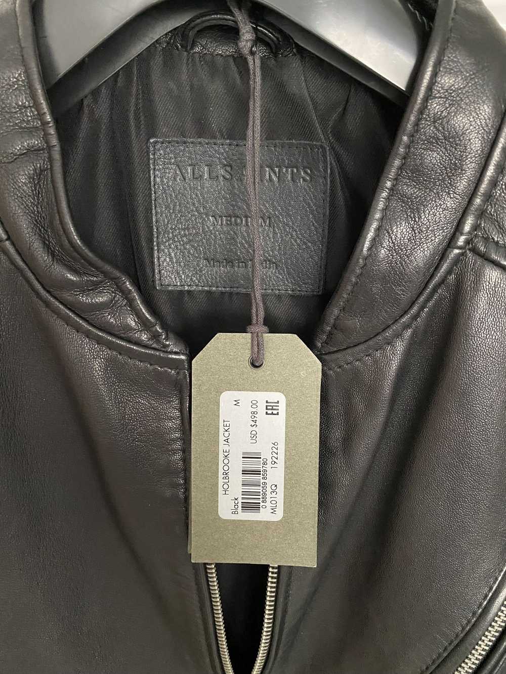 Allsaints Allsaints Holbrooke Leather Jacket Size… - image 3