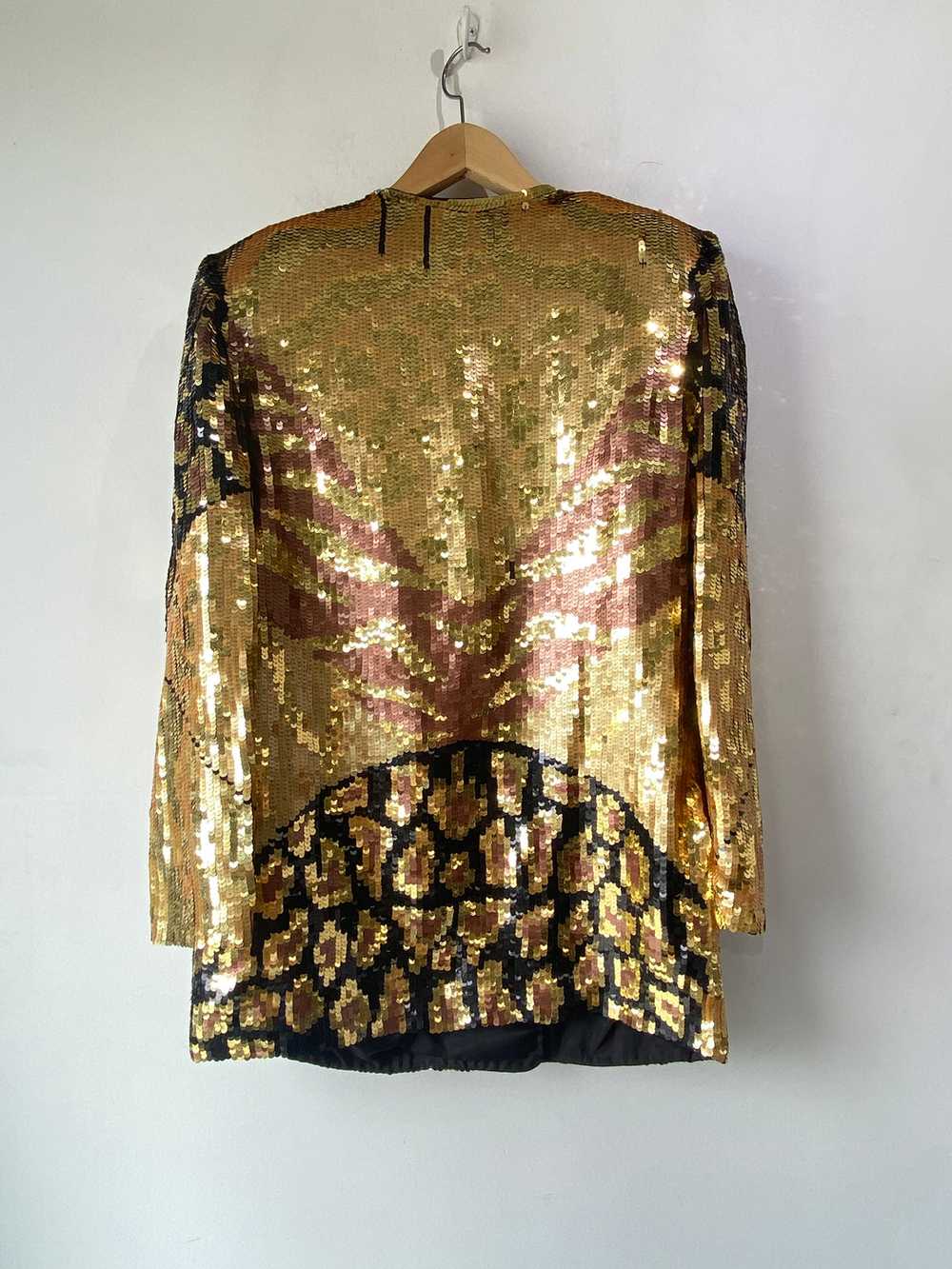 Vintage Creative Creations Gold Sequin Jacket - image 4