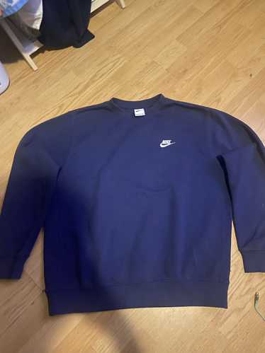 Nike Nike Sportswear Club Fleece Navy Crew Neck