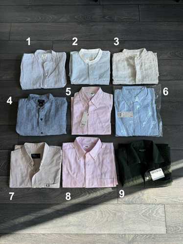 Club Monaco × Uniqlo Lot of 9 shirts (three of the