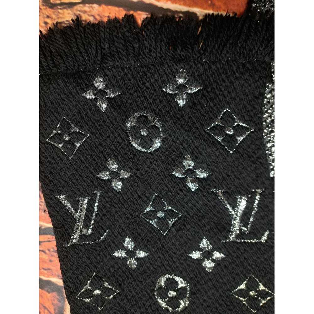 Louis Vuitton Logomania wool scarf - image 3