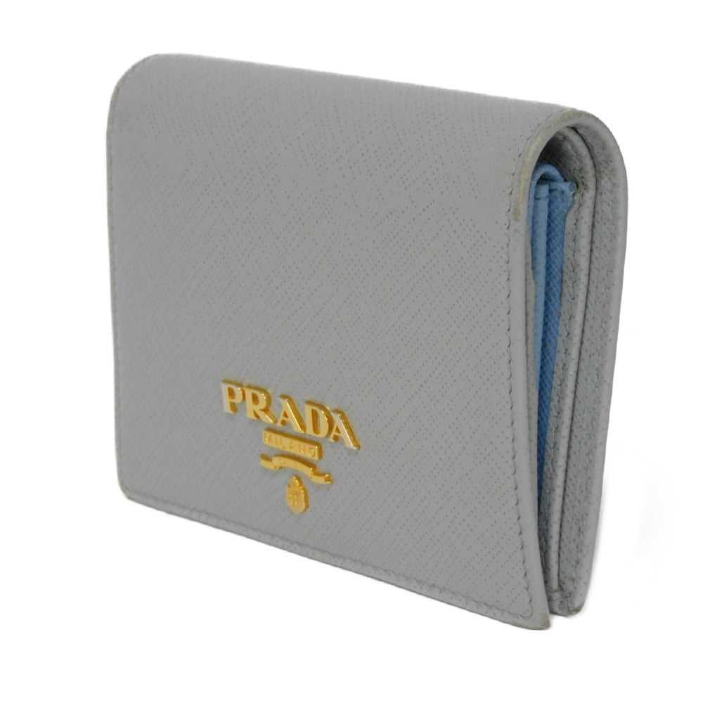 PRADA Bifold Wallet 1MV204 ZLP F0ZHT Safiano leat… - image 2