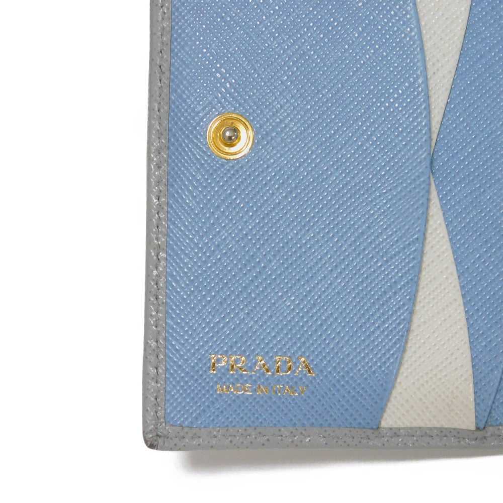 PRADA Bifold Wallet 1MV204 ZLP F0ZHT Safiano leat… - image 8