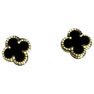 Van Cleef & Arpels Sweet Alhambra yellow gold earr