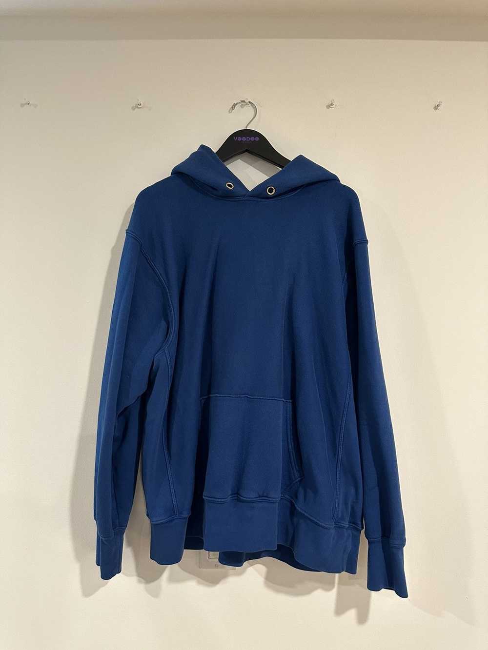 Les Tien Les Tien heavyweight hoodie in blue - image 1