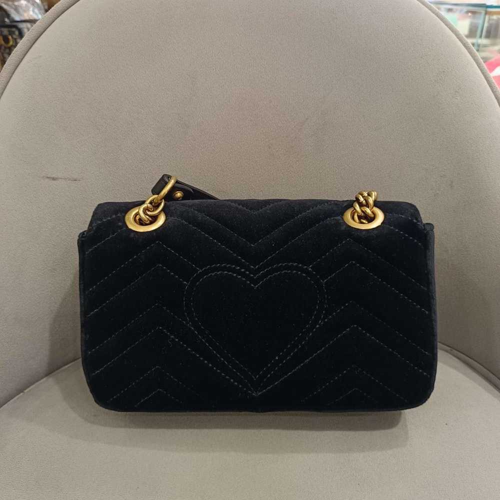 Gucci Gg Marmont Flap cashmere crossbody bag - image 2