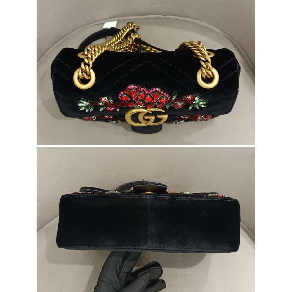 Gucci Gg Marmont Flap cashmere crossbody bag - image 3