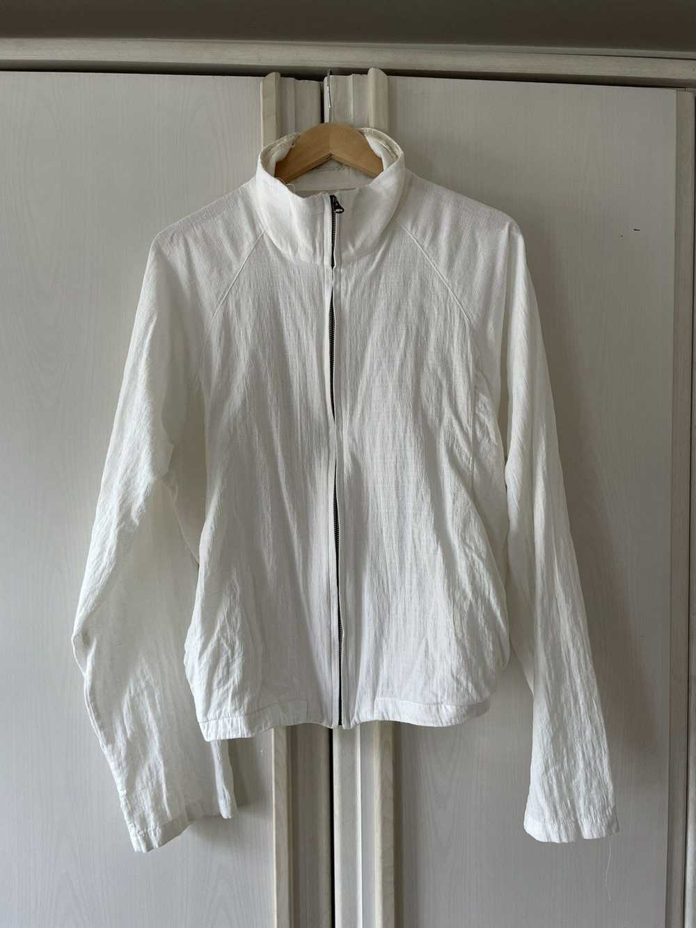 Hyein Seo White Linen Track Jacket (3) - image 1