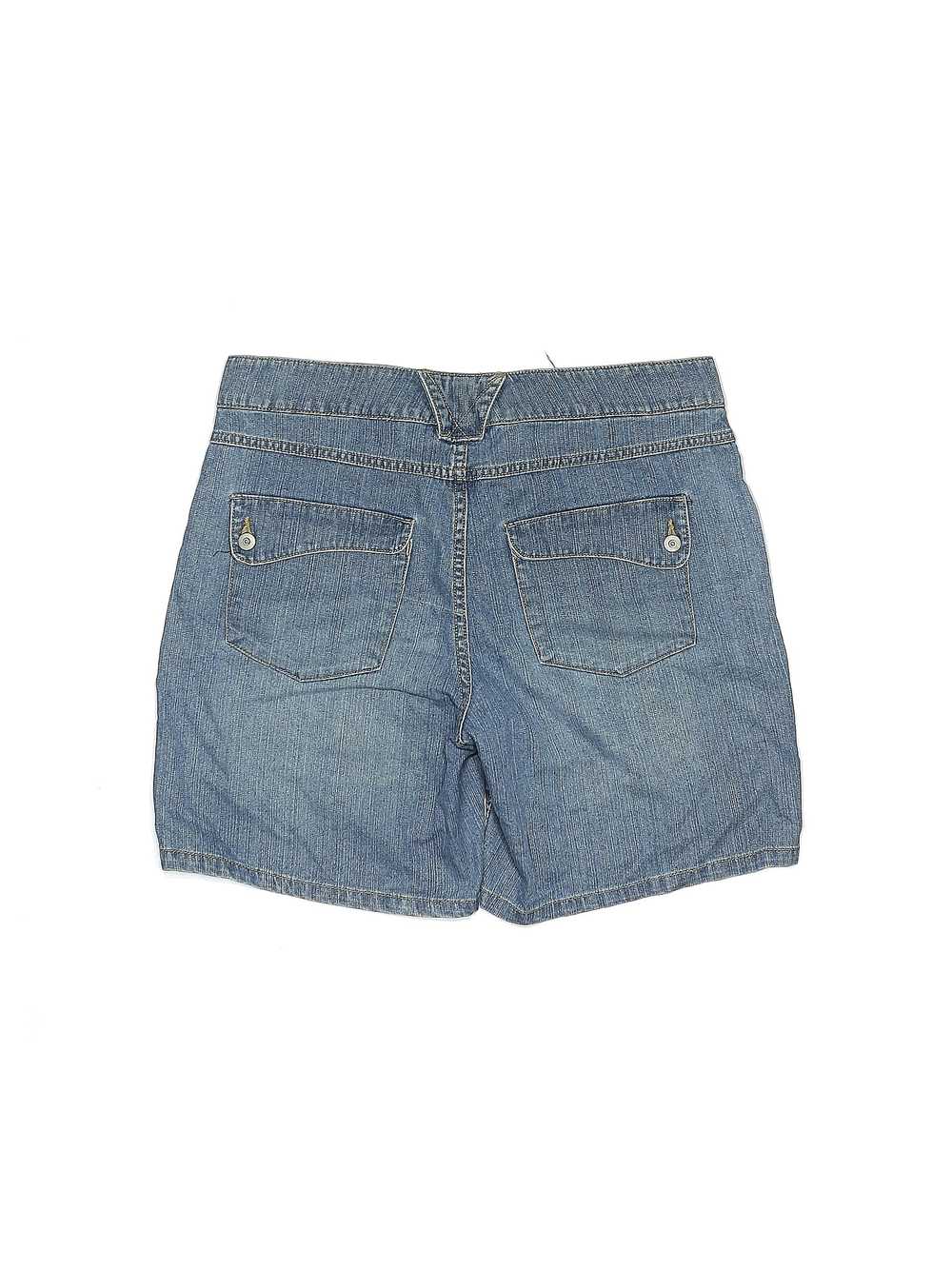 Natural Reflections Women Blue Denim Shorts 8 - image 2