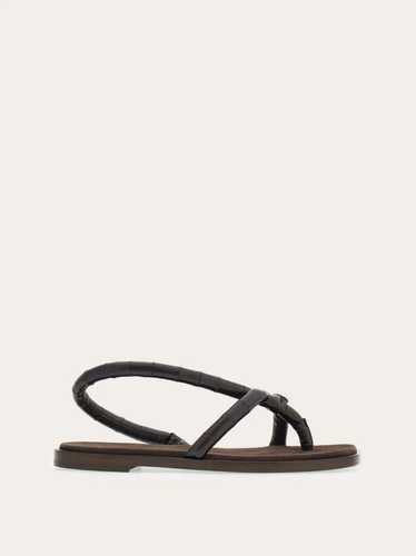 Salvatore Ferragamo o1s1rm0924 Flat Sandals in Bla