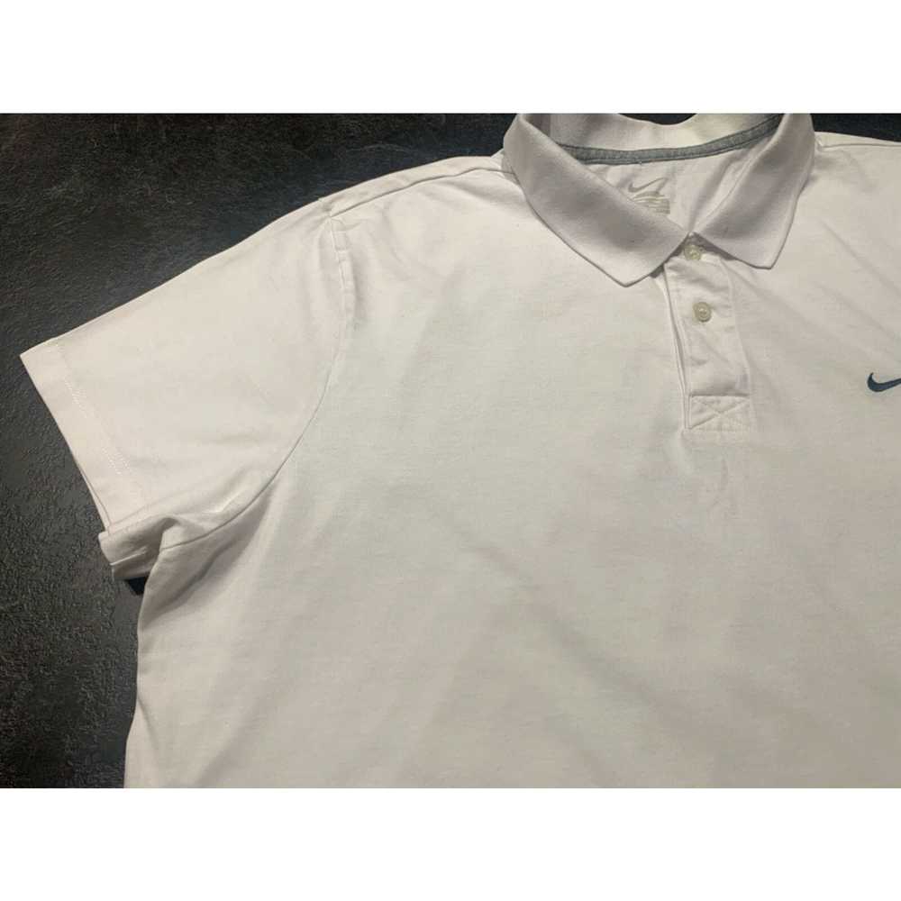 Nike Nike Golf Men White Polo Short Sleeve Cotton… - image 6