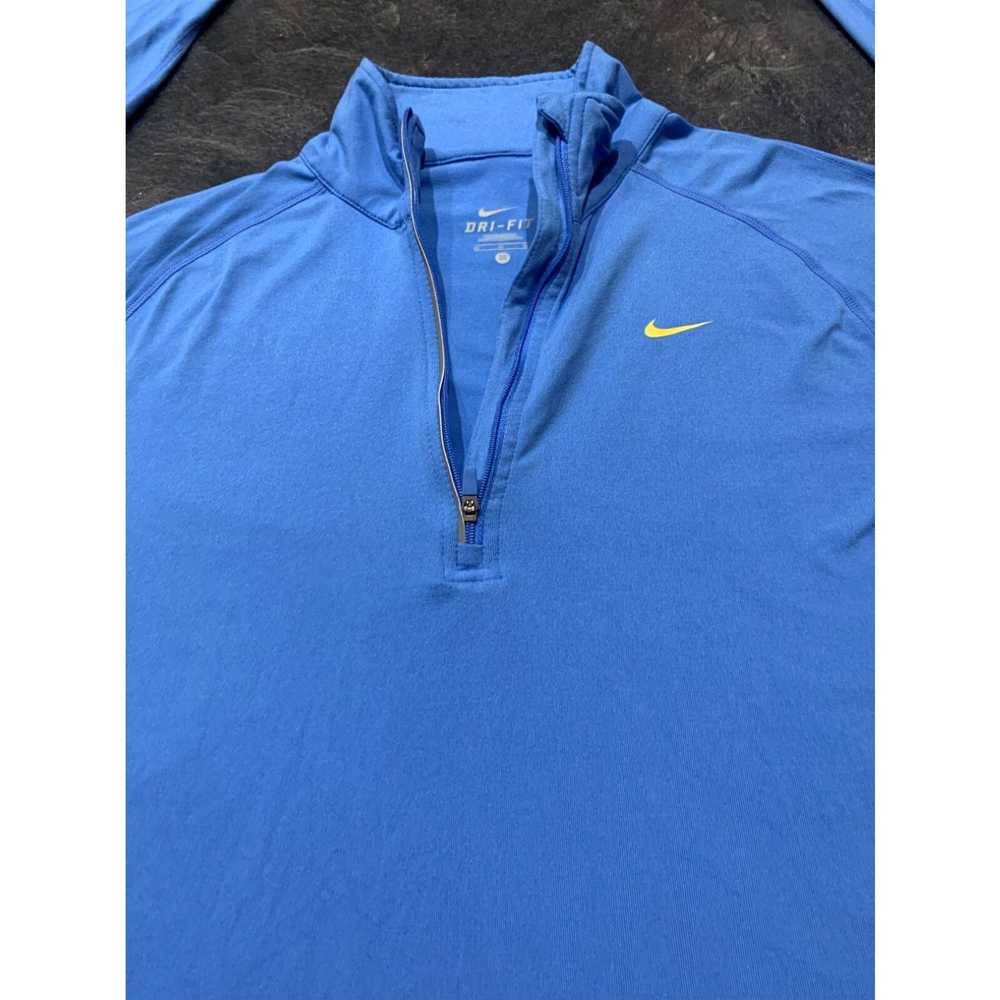 Nike Nike Dri-Fit Livestrong Blue 1/4 Zip Pullove… - image 4