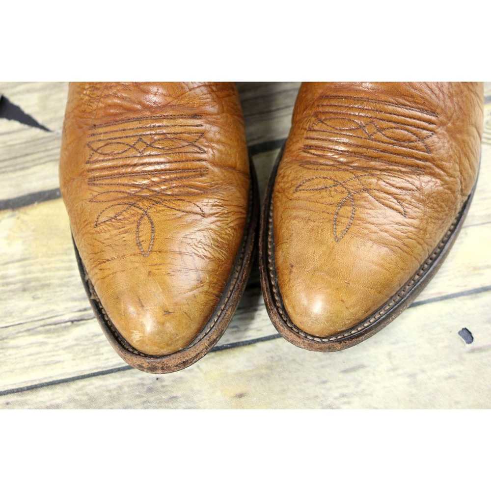 Nocona Nocona Cowboy Boots Brown Leather Mens 12 … - image 6