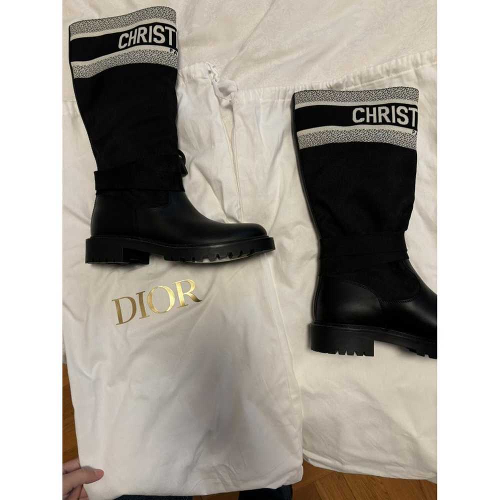 Dior D-Major leather wellington boots - image 8