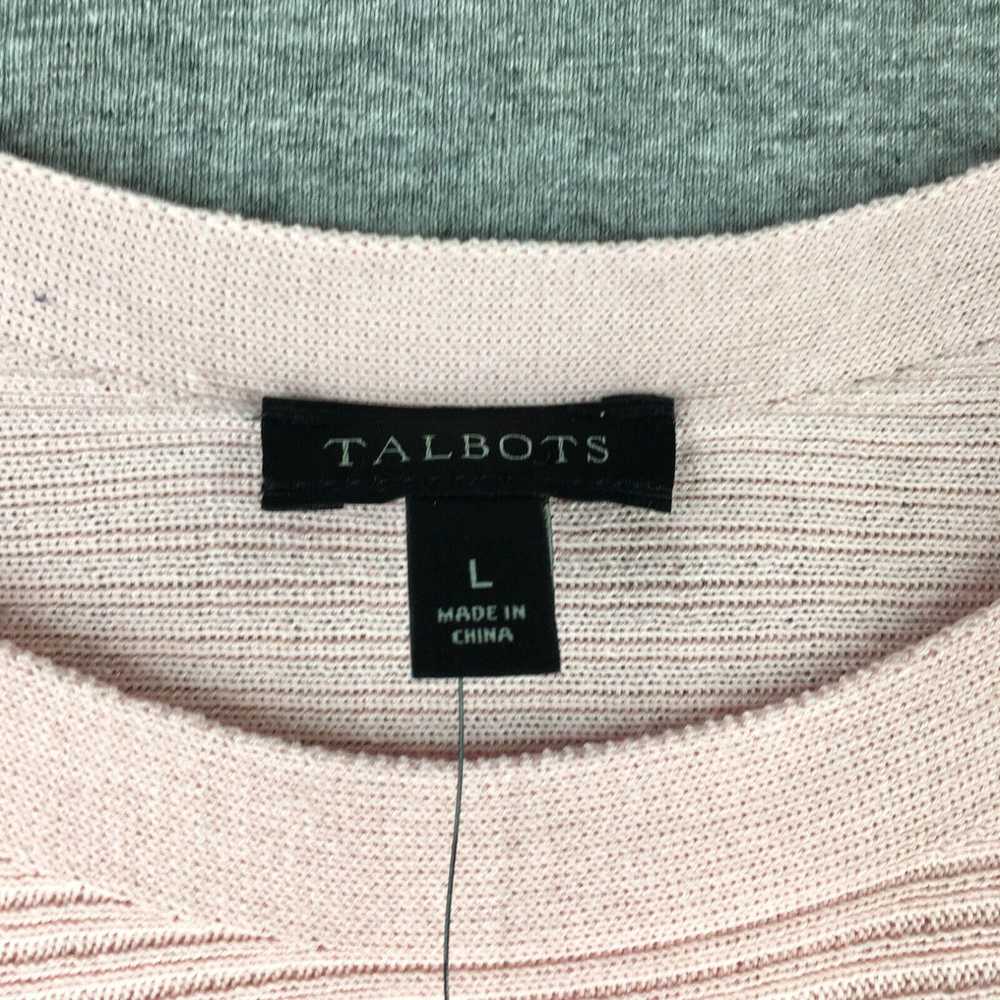 Talbots Talbots Top Womens Large Knit Tunic Pink … - image 4