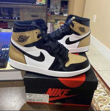 Jordan Brand × Nike Air Jordan 1 Gold Toe NRG - image 1