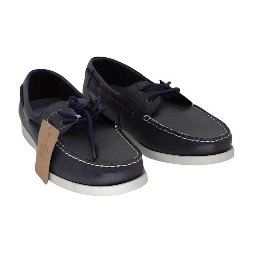 Weatherproof Vintage Mens Benny Boat Shoes Navy 13 - image 1