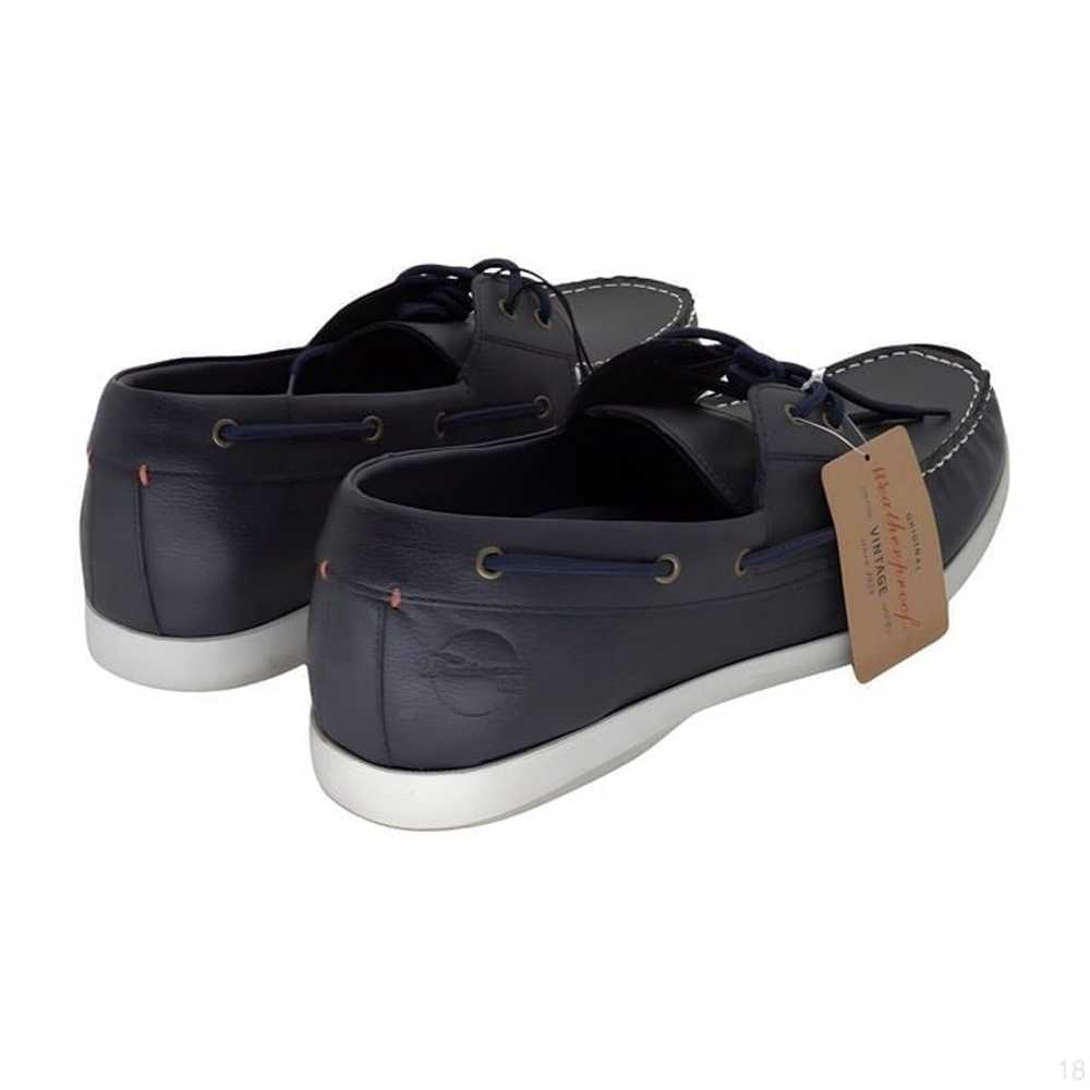 Weatherproof Vintage Mens Benny Boat Shoes Navy 13 - image 2