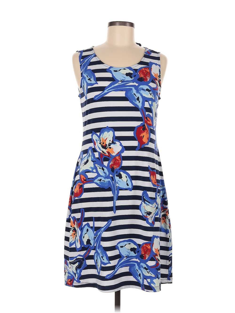 Cynthia by Cynthia Rowley Women Blue Casual Dress… - image 1