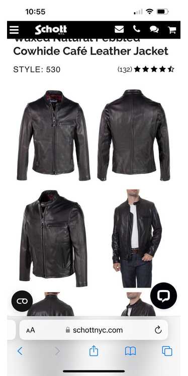 Schott Schott Leather Jacket - XL - New- Model 530