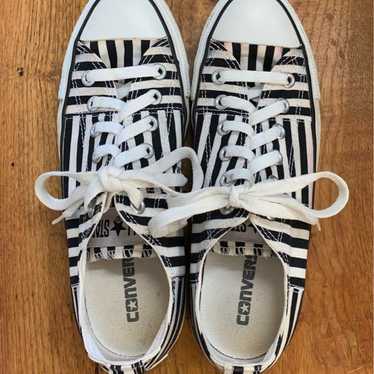 Brand new Converse All Star with stripes.