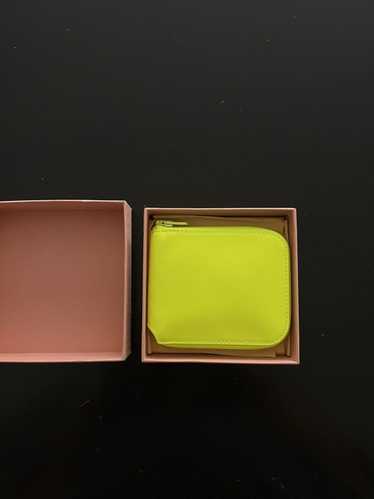 Acne Studios Acne Studios Neon Yellow Zip Wallet