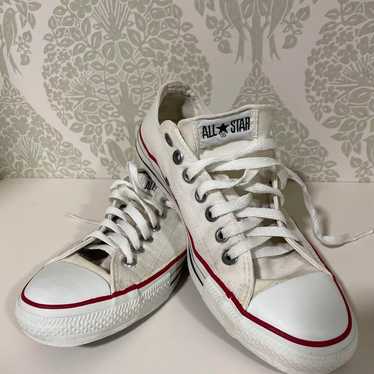 Converse All Star USA Vintage White White