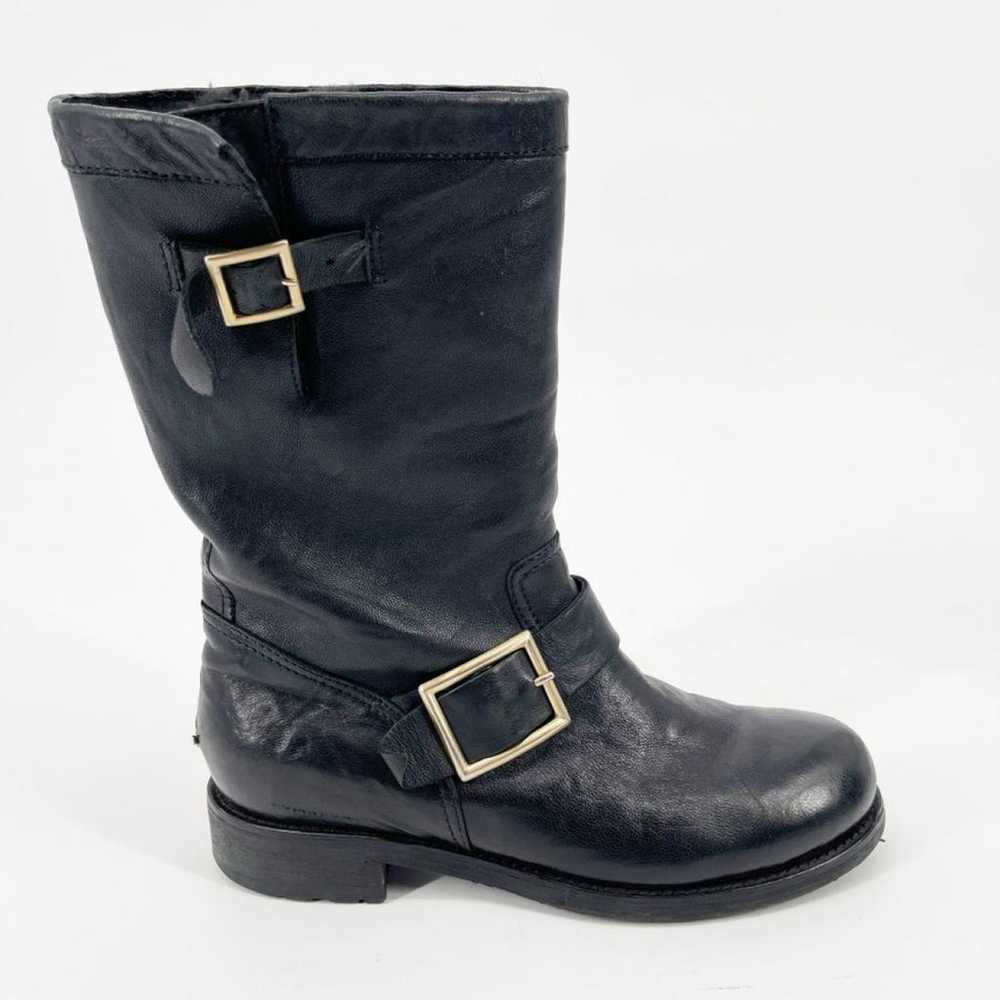 Jimmy Choo Leather biker boots - image 3