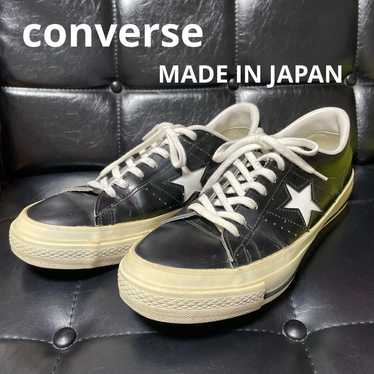 Converse One Star ALL STAR Black White Leather Mad