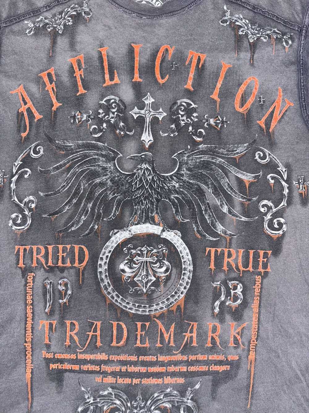 Affliction × Streetwear Affliction Grunge T-Shirt - image 2