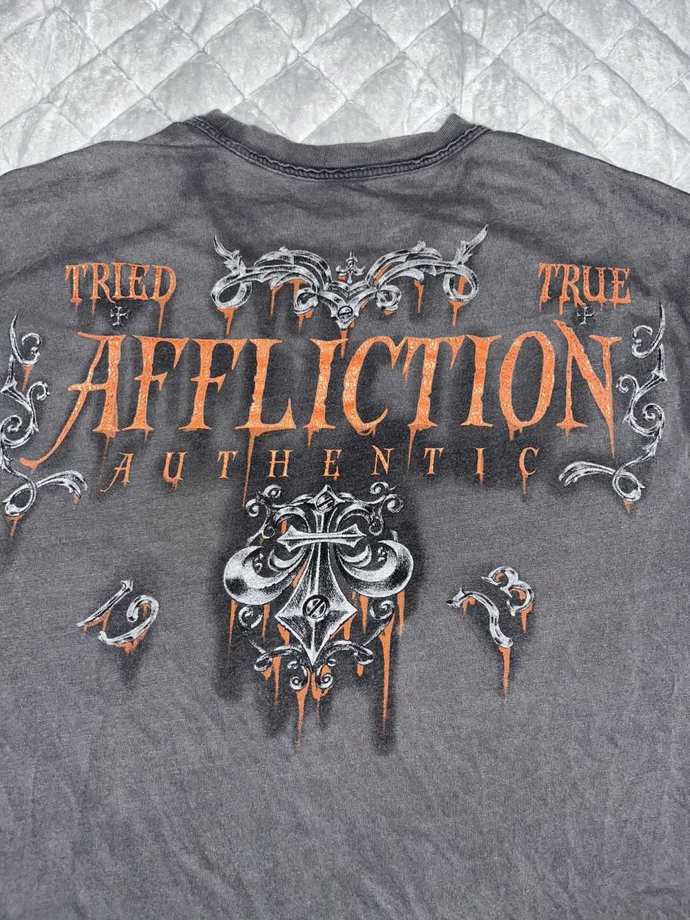 Affliction × Streetwear Affliction Grunge T-Shirt - image 3