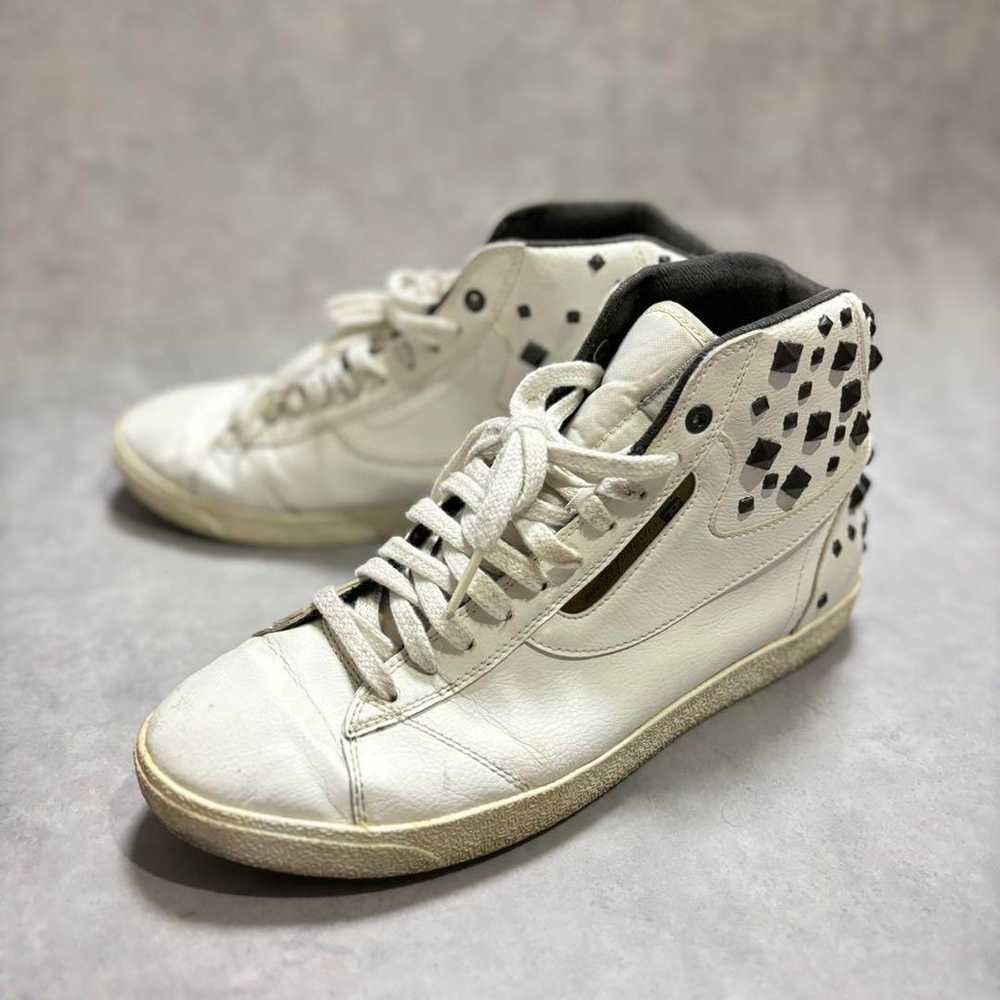 【Popular】Diesel Stud Leather Sneakers Brave Man Z… - image 2