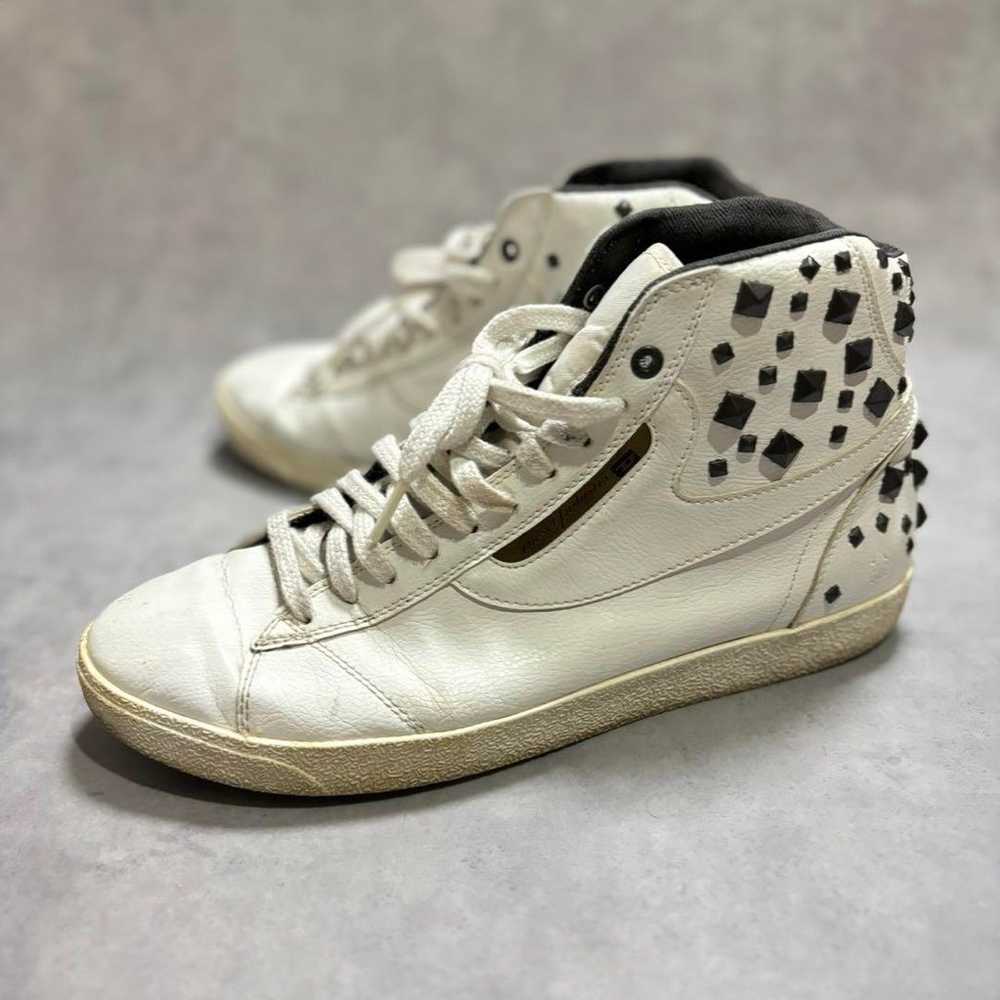 【Popular】Diesel Stud Leather Sneakers Brave Man Z… - image 3