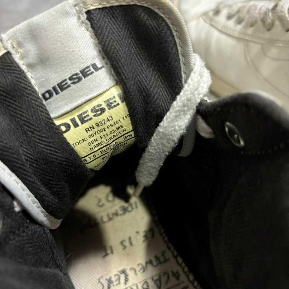 【Popular】Diesel Stud Leather Sneakers Brave Man Z… - image 8