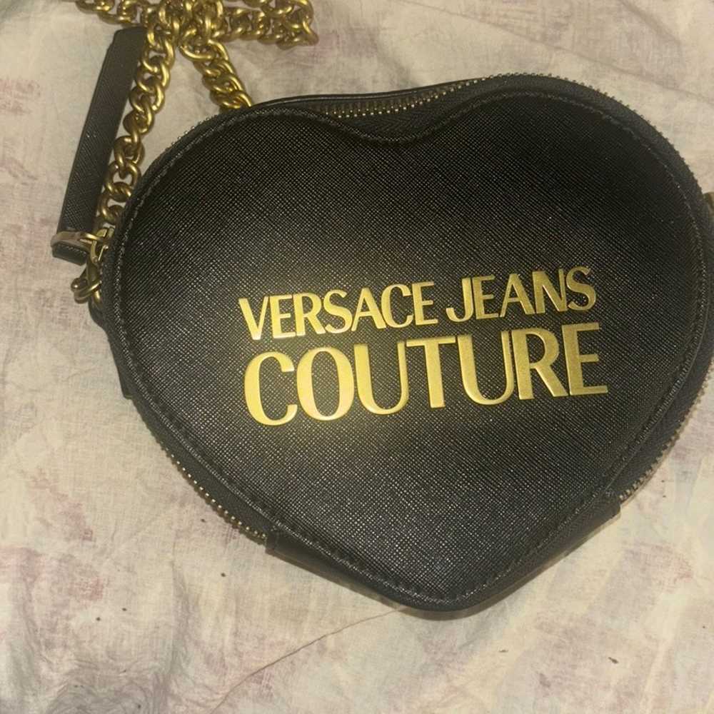 AUTHENTIC VERSACE JEAN COUTURE HEART PURSE LOGO - image 11