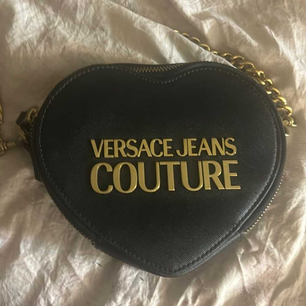 AUTHENTIC VERSACE JEAN COUTURE HEART PURSE LOGO - image 3