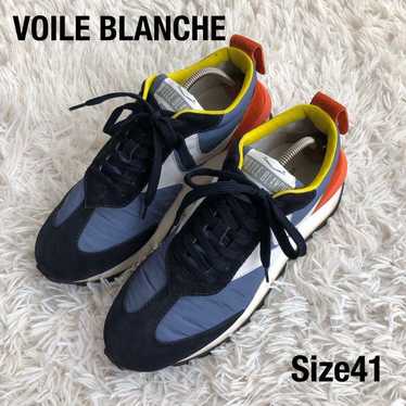 VOILE BLANCHE Voile Blanche Sneakers Blue x Navy 4