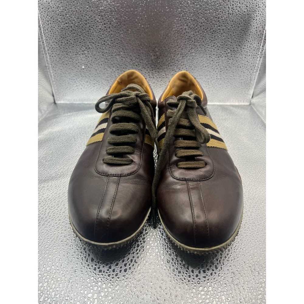 Vintage Bally Mens Outline Leather Shoes Sneakers… - image 4